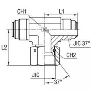 Тройник Komatsu/Valmet 64345916